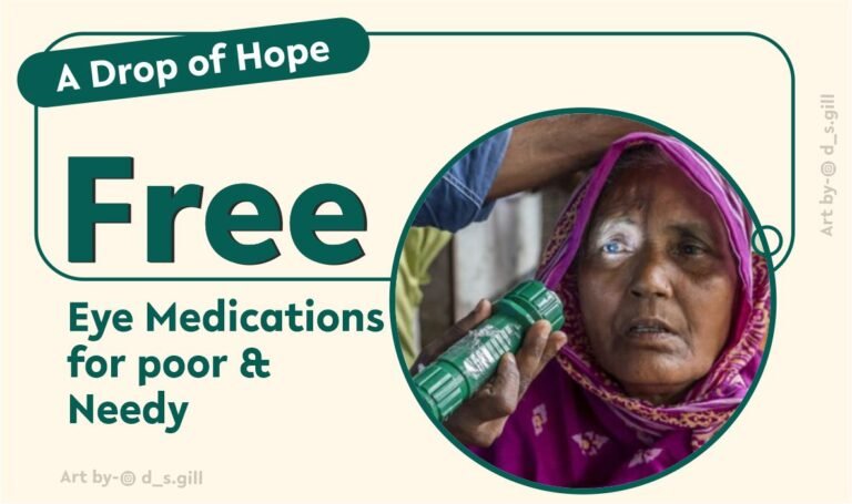 A Drop of Hope – Free eye Medications for poor & Needy